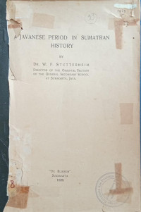 Image of A Javanese Period In Sumatran History