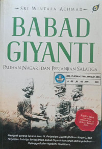 Image of Babad Giyanti; Palihan Nagari Dan Perjanjian Salatiga