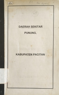Image of Daerah Sekitar Punung Kabupaten Pacitan