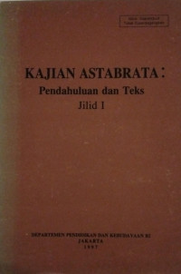 Image of Kajian Astabrata : Pendahuluan Dan Teks