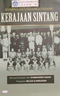 Image of Kumpulan Undang-Undang Kerajaan Sintang