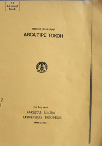 Image of Model Deskripsi Arca TipenTokoh