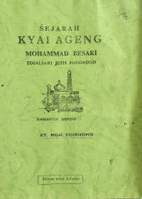 Image of Sejarah Kyai Ageng Mohammad Besari Tegalsari Jetis Ponorogo
