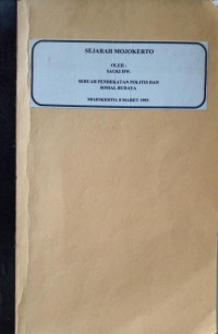 Image of Sejarah Mojokerto (Copy)