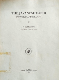 Image of The Javanese Candi
Function And Meaning