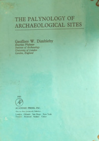 Image of The Palynology Of Archaeological Sites